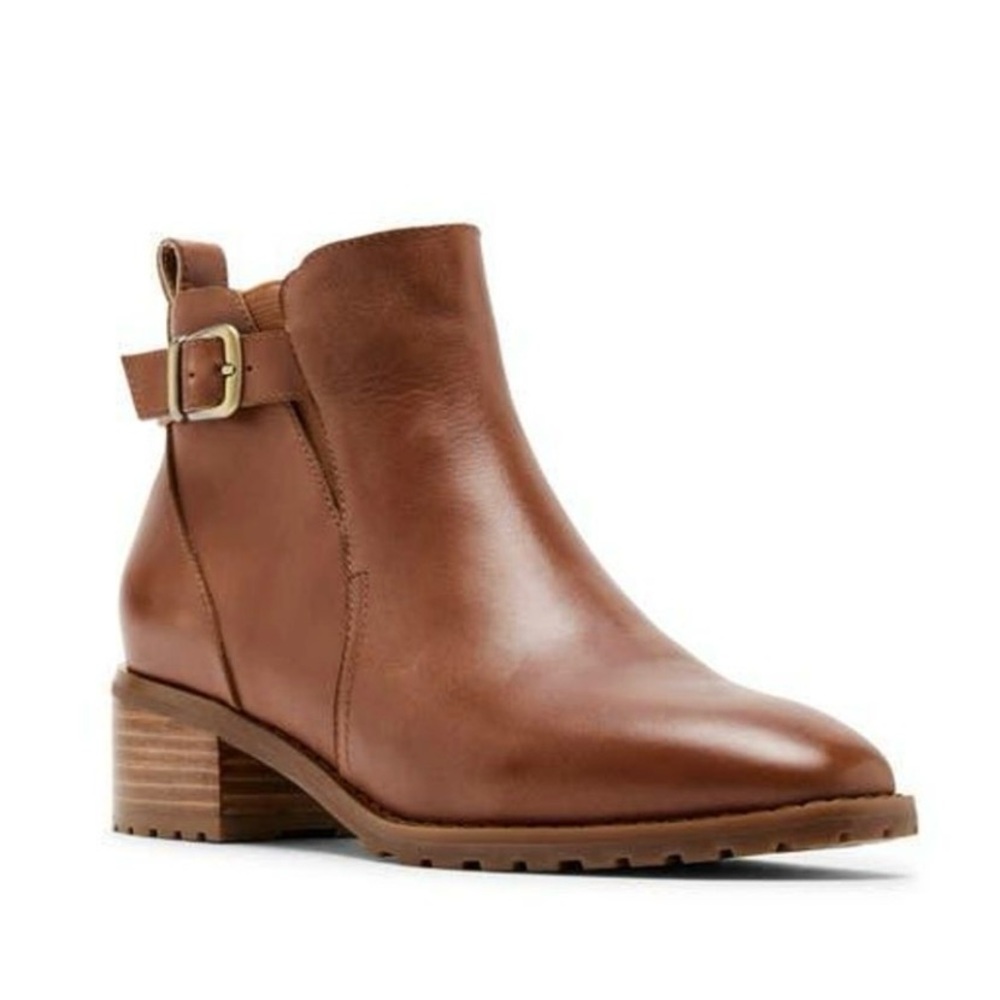 Blondo Sullivan Waterproof Tan Booties Sz 6